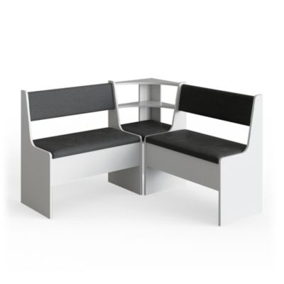 Vicco Groupe de banquettes dangle Blanc 41.5x120cm Sans table