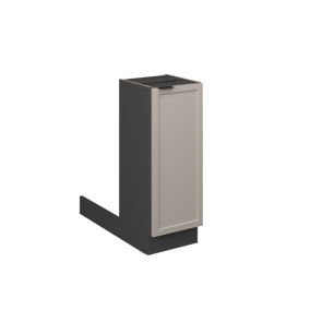 Vicco Ilot de cuisine GrisBeige 30cm sans PT