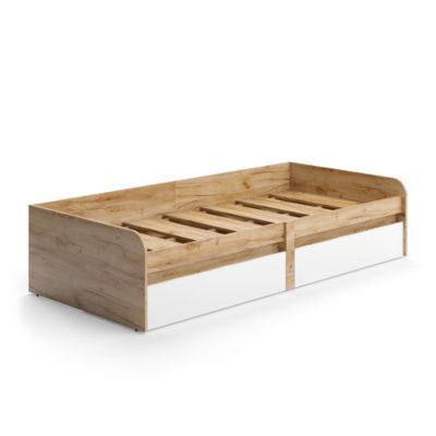Vicco Lit denfant Blanc/Artisan 90x200 cm sans matelas