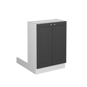 Vicco Îlot de cuisine Anthrazit-Gold Landhaus 60cm sans PT