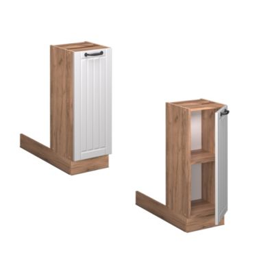 Vicco Îlot de cuisine Blanc campagne 30cm sans PT