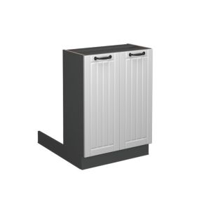 Vicco Îlot de cuisine Blanc campagne 60cm sans PT