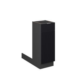 Vicco Îlot de cuisine Noir rayé 30cm sans PT