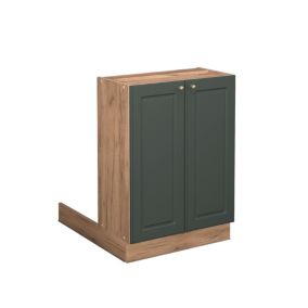 Vicco Îlot de cuisine Vert Or Campagne 60cm sans PT
