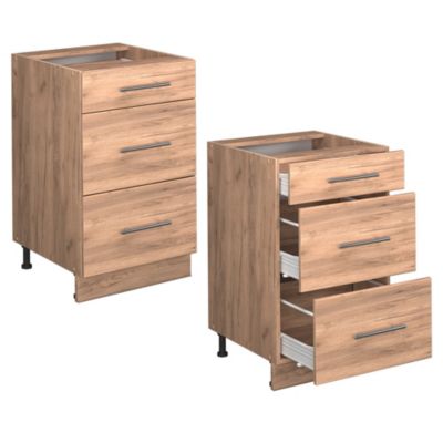 Vicco Meuble cuisine Chêne de force doré 50cm , PT Chêne