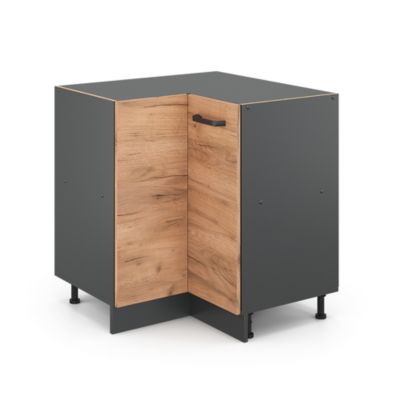 Vicco Meuble dangle Chêne de force doré 75.6cm sans PT