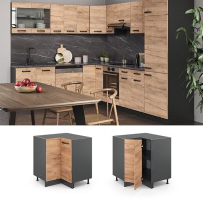 Vicco Meuble dangle Chêne de force doré 75.6cm sans PT