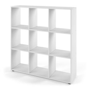 Vicco Meuble de rangement cube Blanc 104x108cm