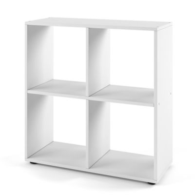 Vicco Meuble de rangement cube Blanc 72.6x72cm