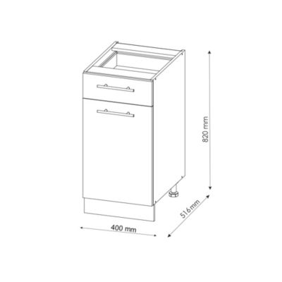 Vicco Meuble de rangement de salle de bain Rouge bordeaux Haute brillance 40x82cm sans PT