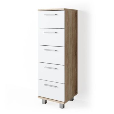 Vicco Meuble de rangement de salle de bain Sonoma 30x95cm
