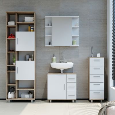 Vicco Meuble de rangement de salle de bain Sonoma 30x95cm