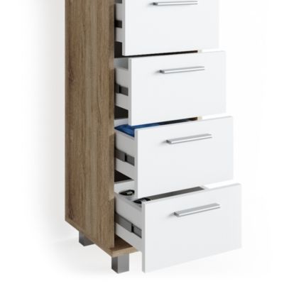 Vicco Meuble de rangement de salle de bain Sonoma 30x95cm