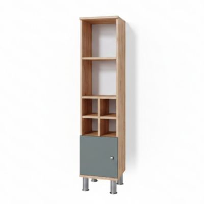 Vicco Meuble de rangement de salle de bain Vert 30x130.6cm petite porte