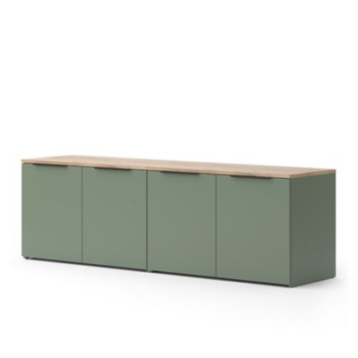 Vicco Meuble-paroi Vert 2 parties