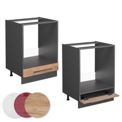 Vicco Meuble pour four Chêne de force doré 60cm sans PT