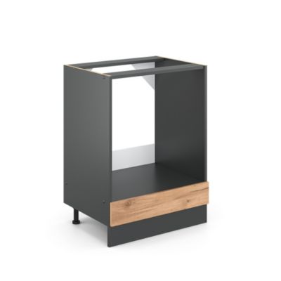 Vicco Meuble pour four Chêne de force doré 60cm sans PT