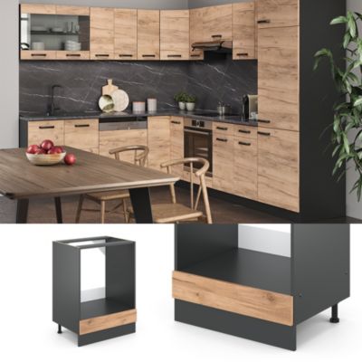Vicco Meuble pour four Chêne de force doré 60cm sans PT