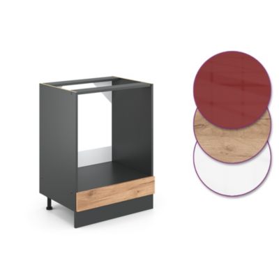 Vicco Meuble pour four Chêne de force doré 60cm sans PT
