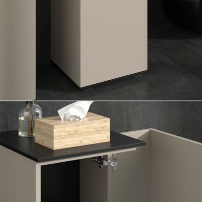 Vicco Meuble salle de bain Grège 37x78cm