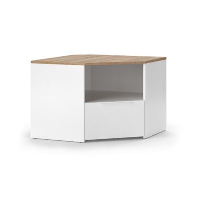 Vicco Meuble TV Blanc/Sonoma 68x50cm