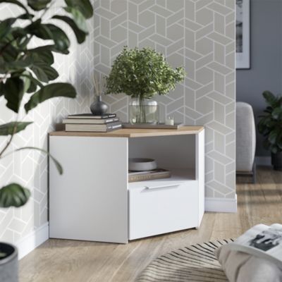 Vicco Meuble TV Blanc/Sonoma 68x50cm