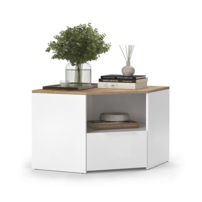 Vicco Meuble TV Blanc/Sonoma 68x50cm
