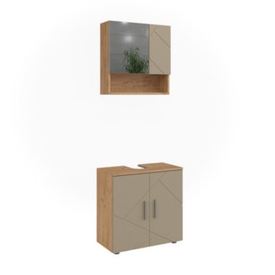 Vicco Meubles bain Beige 2 pièces