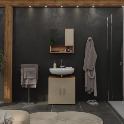 Vicco Meubles bain Beige 2 pièces