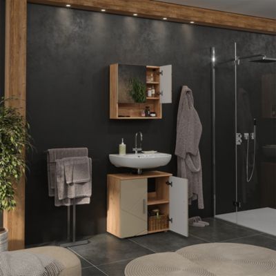 Vicco Meubles bain Beige 2 pièces
