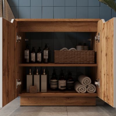 Vicco Meubles bain Blanc 4 pièces