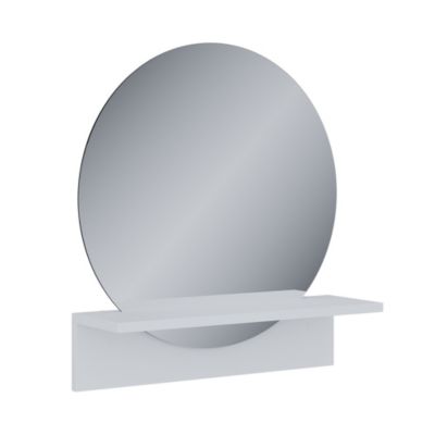 Vicco Miroir mural Blanc 50x54.5cm avec tablette | Castorama