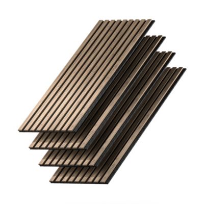 Vicco Panneau acoustique Noyer 4 pièces