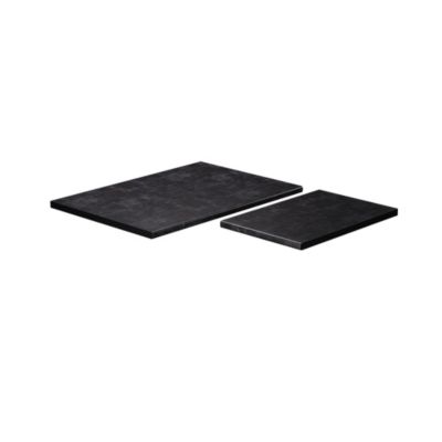 Vicco Plan de travail cuisine Anthracite 114cm (convient pour armoire dangle 87x87)