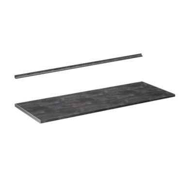 Vicco Plan de travail cuisine Anthracite 160cm