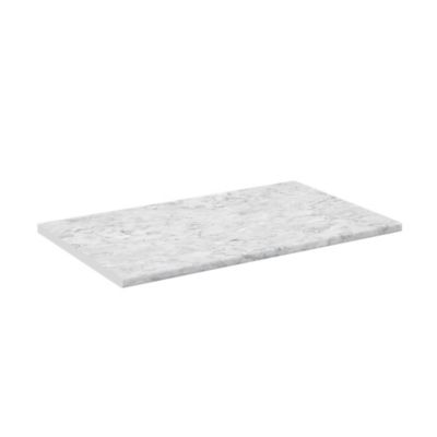 Vicco Plan de travail cuisine blanc/marbre 100cm