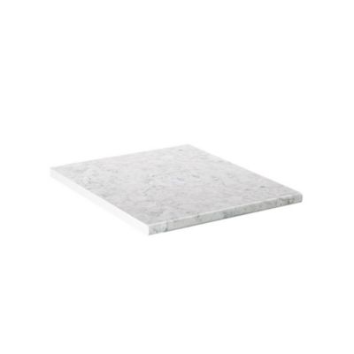 Vicco Plan de travail cuisine Marbre blanc 50cm