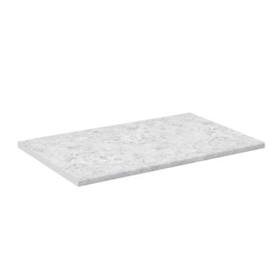 Vicco Plan de travail cuisine Marbre blanc 97cm