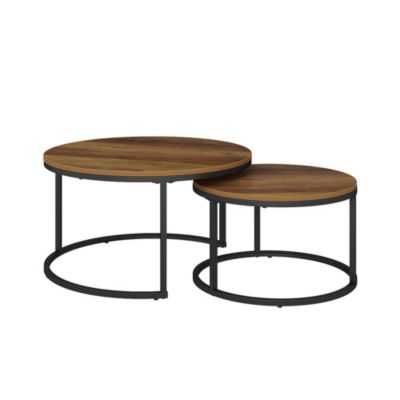 Vicco Set de tables basses Bois 77x40cm 2 pièces
