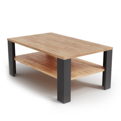 Vicco Table basse Anthracite 100x42cm