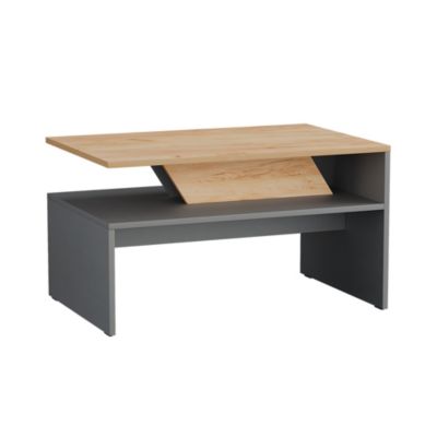 Vicco Table basse Anthracite/Artisan 80x52.6cm