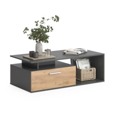 Ensemble de table à manger Sentio Sonoma 80x80cm avec 2 bancs Vicco