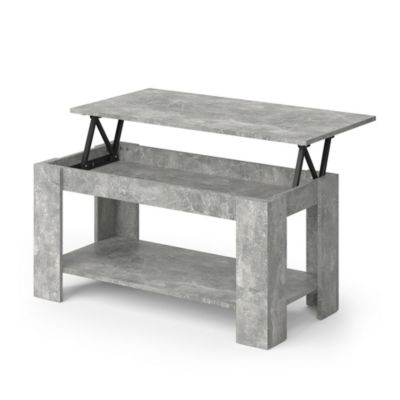 Vicco Table basse Béton 100x50cm avec fonction délévation
