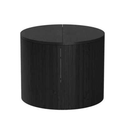 Vicco Table basse noir/chêne 48x48cm