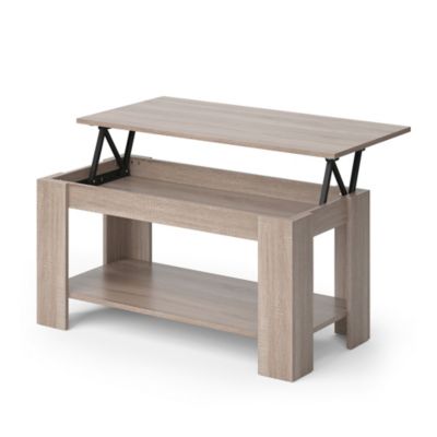 Vicco Table basse Sonoma 100x50cm avec fonction délévation