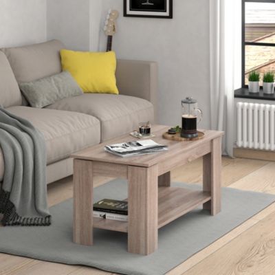 Vicco Table basse Sonoma 100x50cm avec fonction délévation