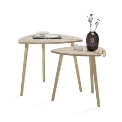 Vicco table basse Sonoma 60x50cm Lot de 2