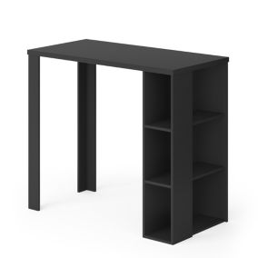 Vicco Table de bar Noir 120x60cm