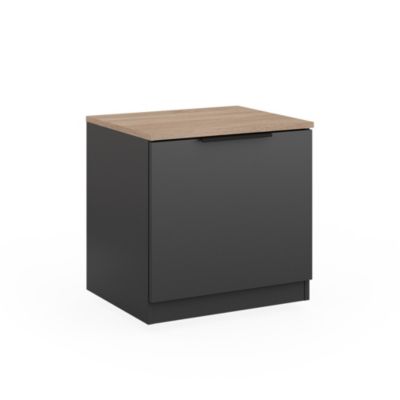 Vicco Table de chevet Anthracite 50x50cm