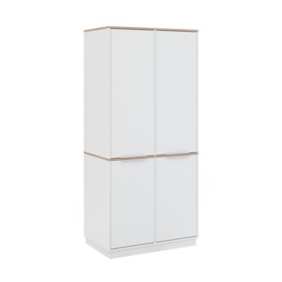 Vicco Étagère à dossiers Blanc 82x179cm avec 6 étagères